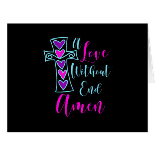 Un amour sans fin Amen Jesus Citation inspirée Chr