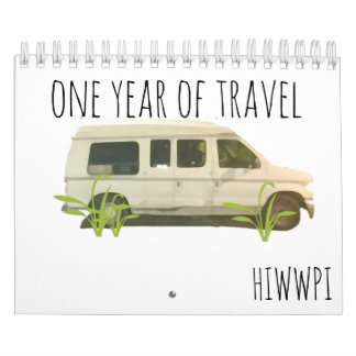Un an de calendrier de voyage