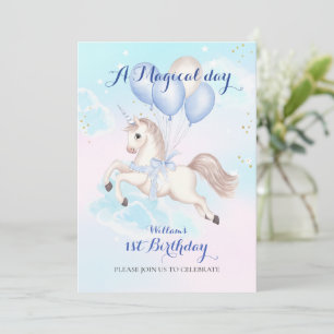 Un anniversaire magique avec une invitation Unicor