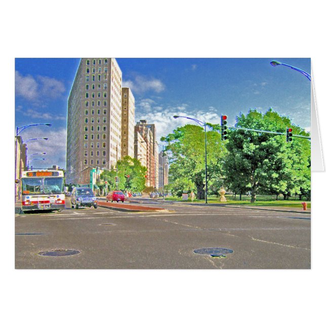 Un après-midi chargé à Chicago (Devant horizontal)