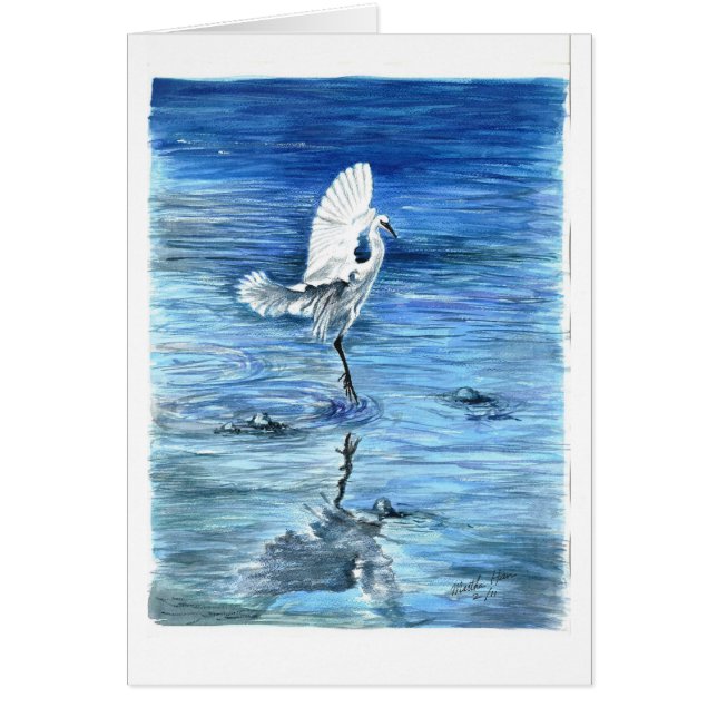 Un atterrissage de héron (Devant)