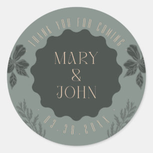 Un autocollant de beau mariage