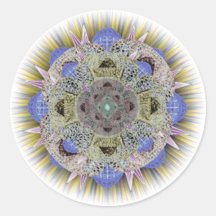 Un autocollant plus profond de mandala d'arts