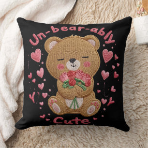 Un-bear-abel süßer Teddybär Kissen