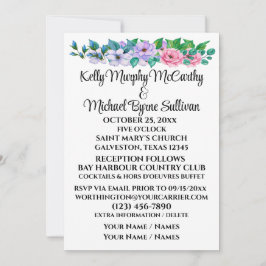 Un Beau Jour Pour Un Mariage - Invitation