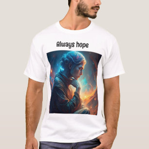 Un beau t-shirt à penser, il y a toujours de l'esp