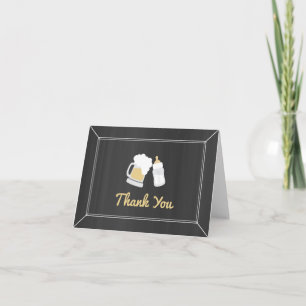 Un bébé brasse le carte de remerciements BabyQ
