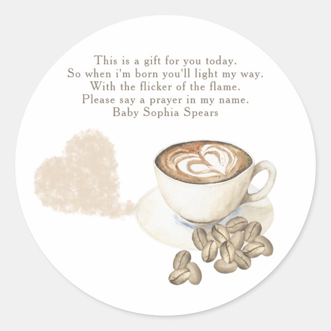 Un bébé est en train de brasser bébé - étiquette d (Devant)