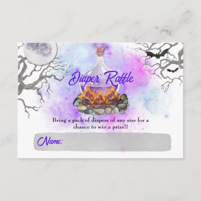 Un bébé est en train de brasser - Cartes à raffle  (Devant)