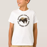 Un blaireau de miel sauvage Un T-shirt drôle