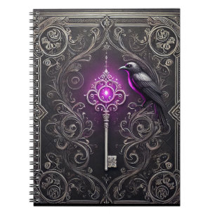 Un bon design de cahier de style gothique avec un