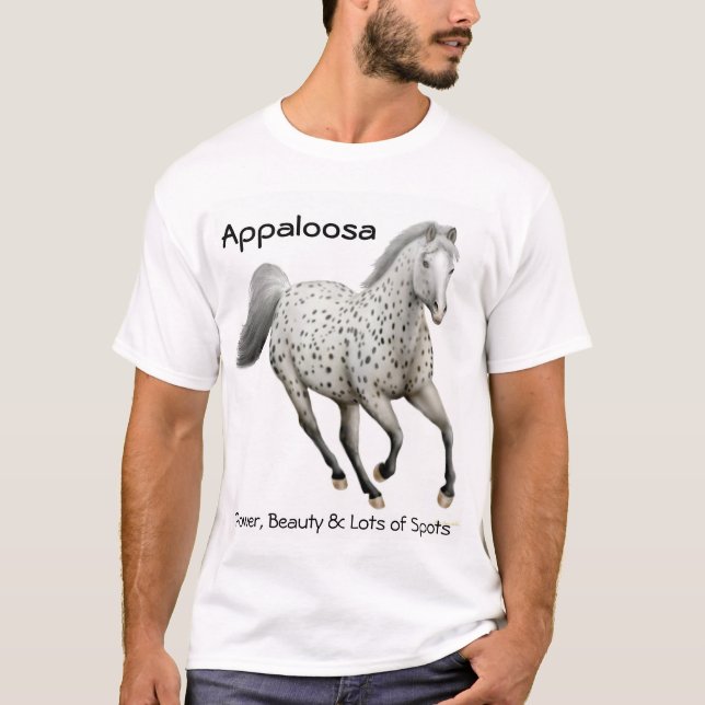 Un bon nombre de cheval d'Appaloosa de T-shirt de (Devant)