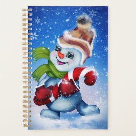 Un bonhomme de neige festif