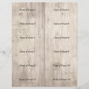 Un brouillon de configuration pour 12 cartes de pl
