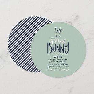 UN BUNNY BANTHDAY PARTY INVITATION