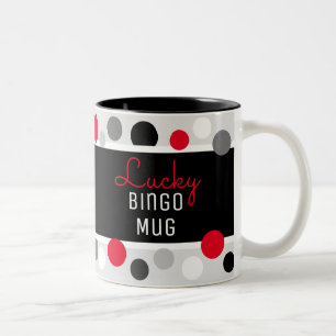 Un cadeau amusant ! ! Chance Mug Bingo Mug à deux 