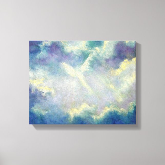 Un cadeau de Heaven Angel Art Imprimer sur toile (Recto)