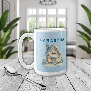 Un cadeau de Noël cosy - Tasse personnalisée avec
