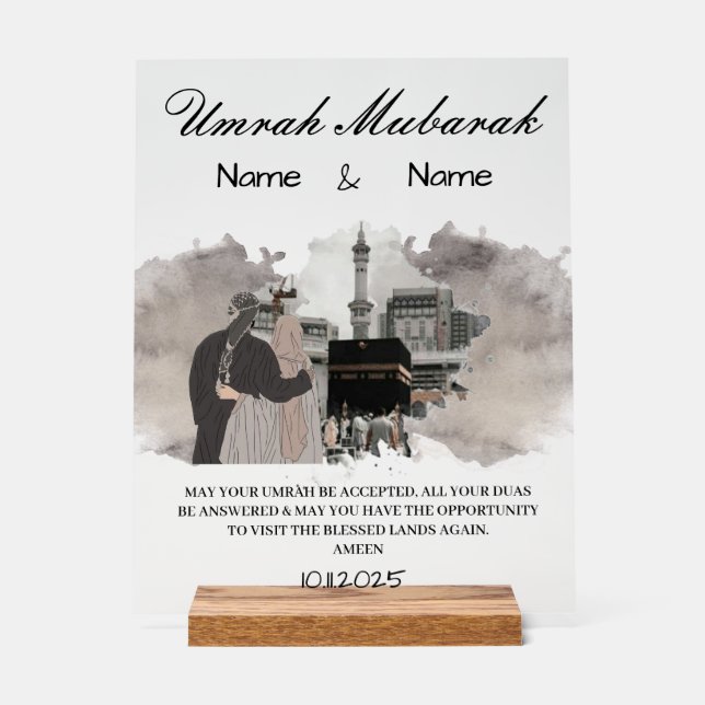 Un cadeau d'Umrah Moubarak (Recto)