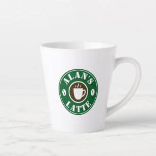 Un cadeau personnalisé en latte de tasse à café