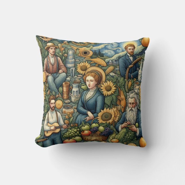 Un cadeau plein de sincérité, Coussin (Recto)