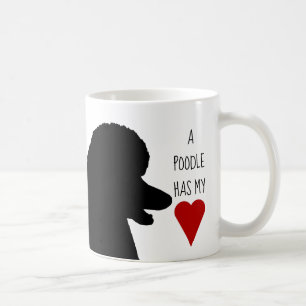 "Un caniche tasse a mon coeur"