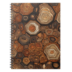 Un Carnet rustique à la texture naturelle en bois