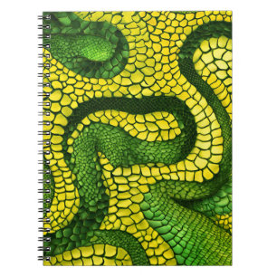 Un Carnet Unique Avec Des Échelles De Reptile Vibr