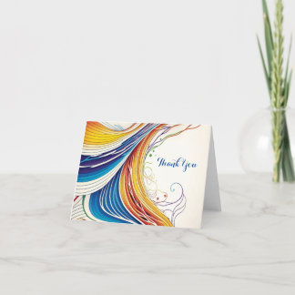 Un Carte de remerciements Abstrait