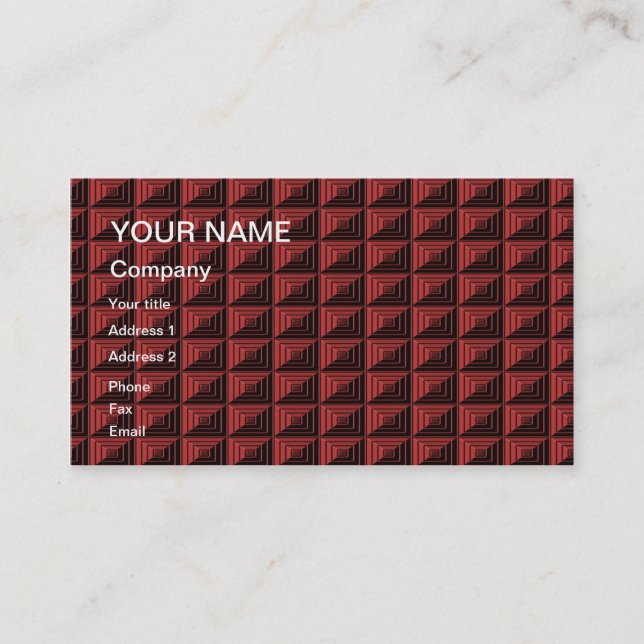 Un carte de visite abstrait à customiser (Devant)