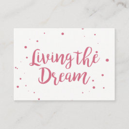 Un Carte de visite puissant qui vit le rêve