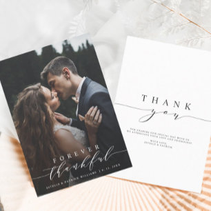 Un Carte photo de Merci Mariage pour toujours