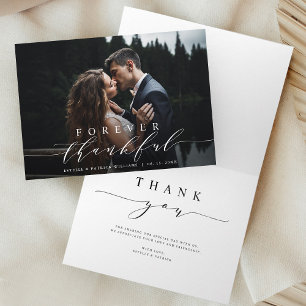 Un Carte photo de Merci Mariage pour toujours