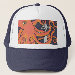 Un casquette d'ami de poulpe
