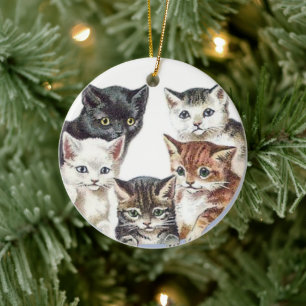 Un cercle de chats ・ Art de H. Maguire ・ Ornement