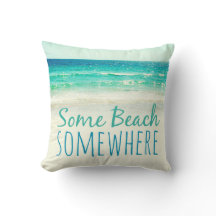 Un certain de plage coussin d'océan quelque part