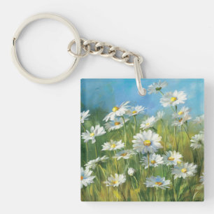 Un champ des marguerites blanches