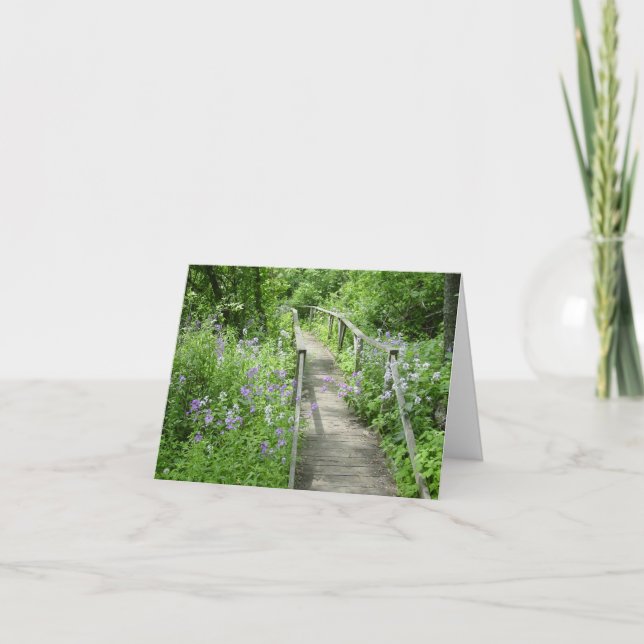 Un chemin moins emprunté carte de fête des mères (Devant)