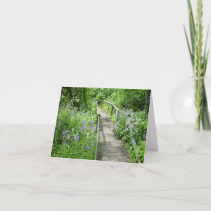 Un chemin moins pris carte de note d'anniversaire