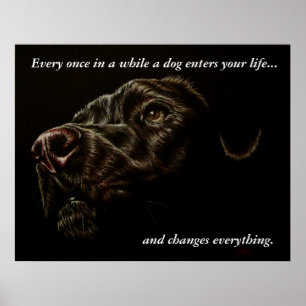 Un chien entre dans votre vie - affiche de chien