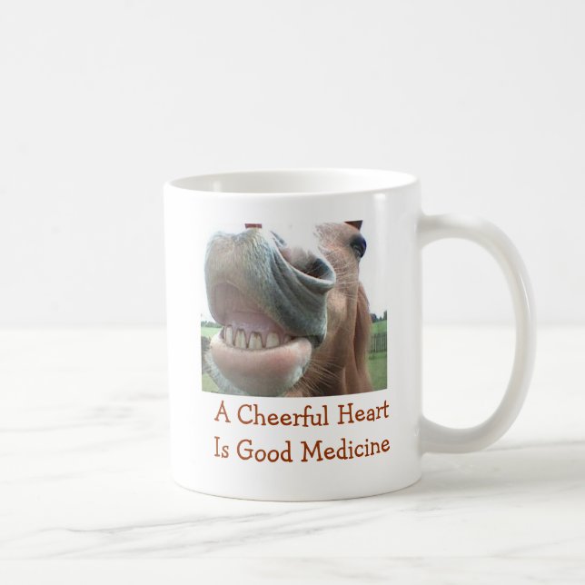 Un coeur gai est bonne tasse de médecine (Droite)