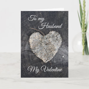 Un coeur pour mon mari La carte de la Saint-Valent