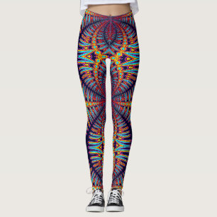 Un coloré vibrant "Ratti_Creative_Arts" Leggings