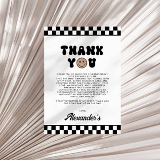 Un Cool Dude Premier anniversaire Carte de remerci