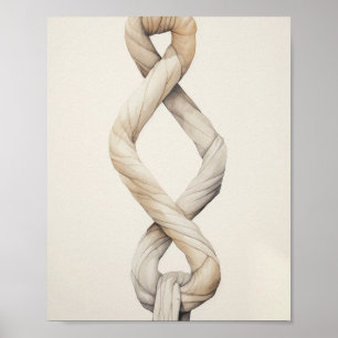 Un Cordon De 3 Strands, Sacrement, Impression Numé