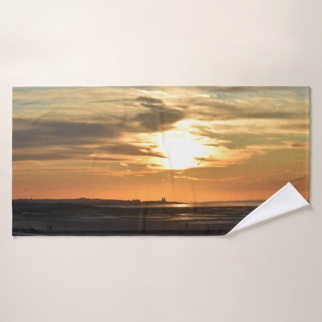 Un coucher de soleil de récupération (Serviette de bain)