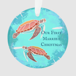 Un couple de tortues marines marié pour Noël