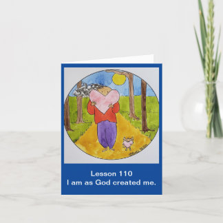 Un cours en Miracles Carte de notes pliées