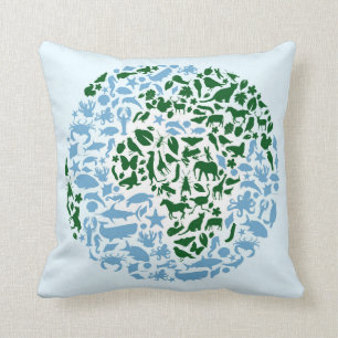 Un coussin d'animaux d'Eco du monde