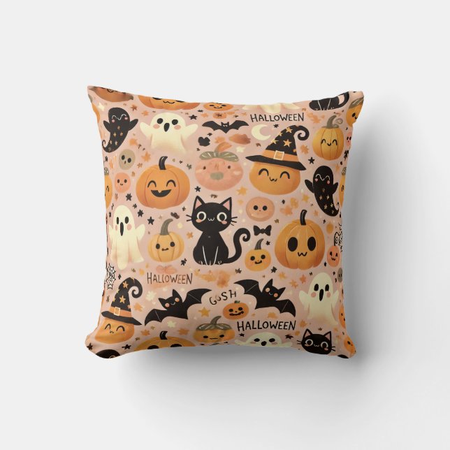 Un coussin qui ressemble à Halloween (Recto)